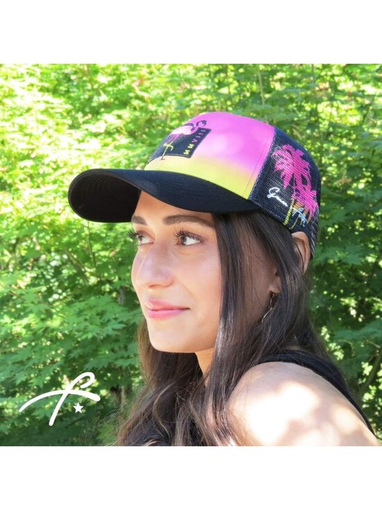 〽️Women Flamingo Snapback Baseball Cap Beach Trucker Accessories Hats main image 4
